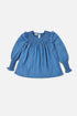 The Blue Smocked Top